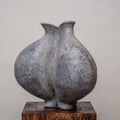 Nuri Rustic Gray Vessel