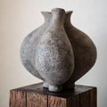 Nuri Rustic Gray Vessel