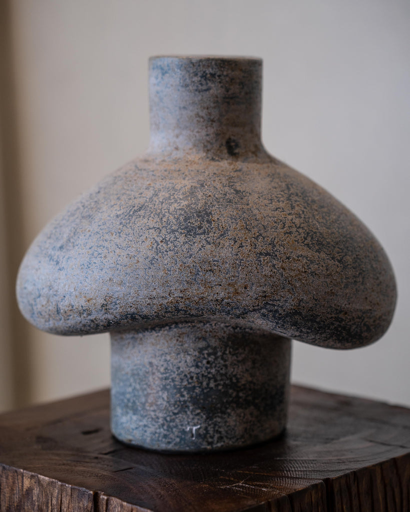 Tana Rustic Gray Vessel
