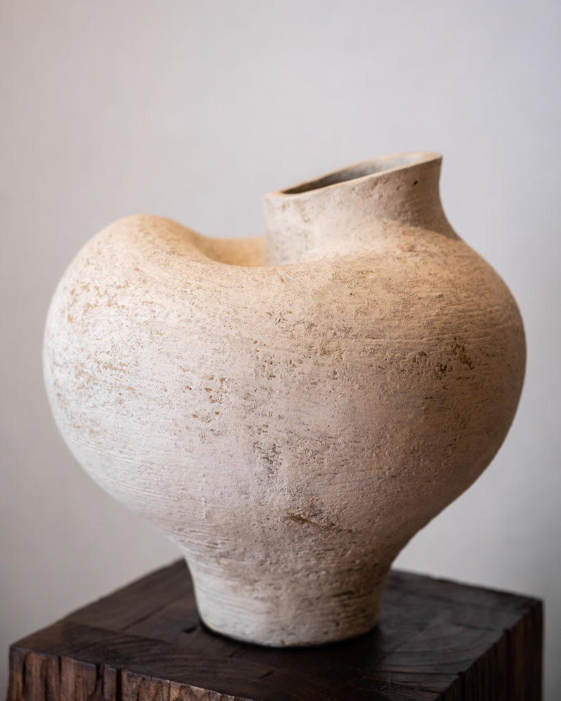 Goa White Vessel