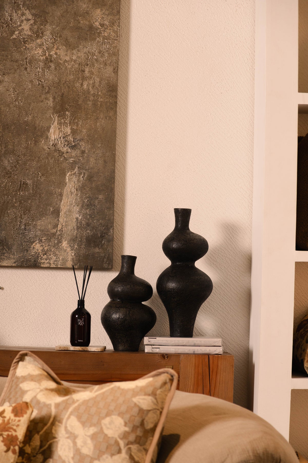 Yono Glazed Black Vessel