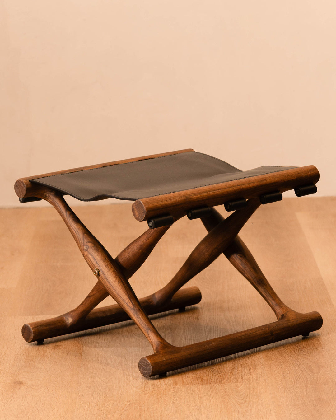 Mav Leather Stool