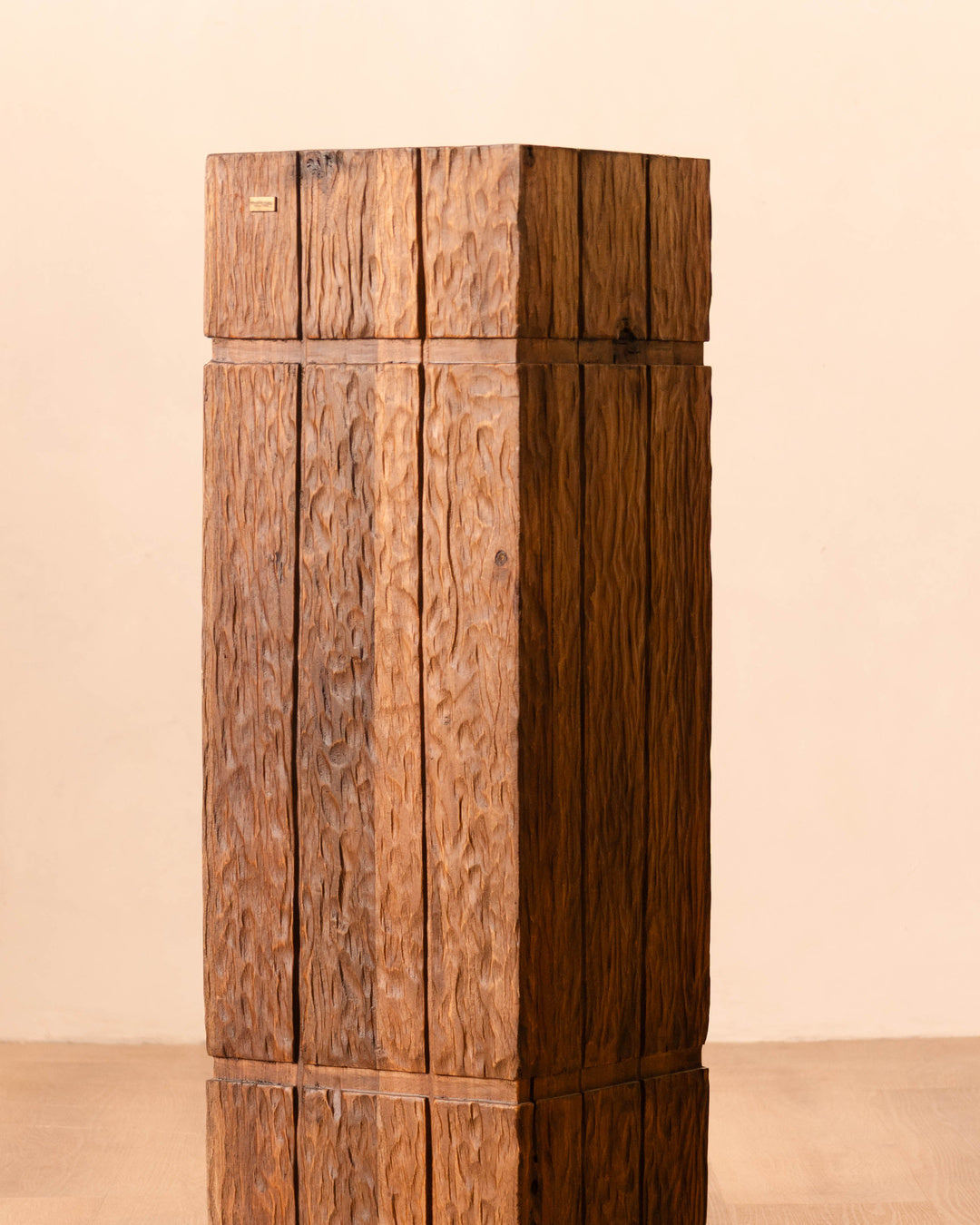 Larina Aged Wood Pedestal