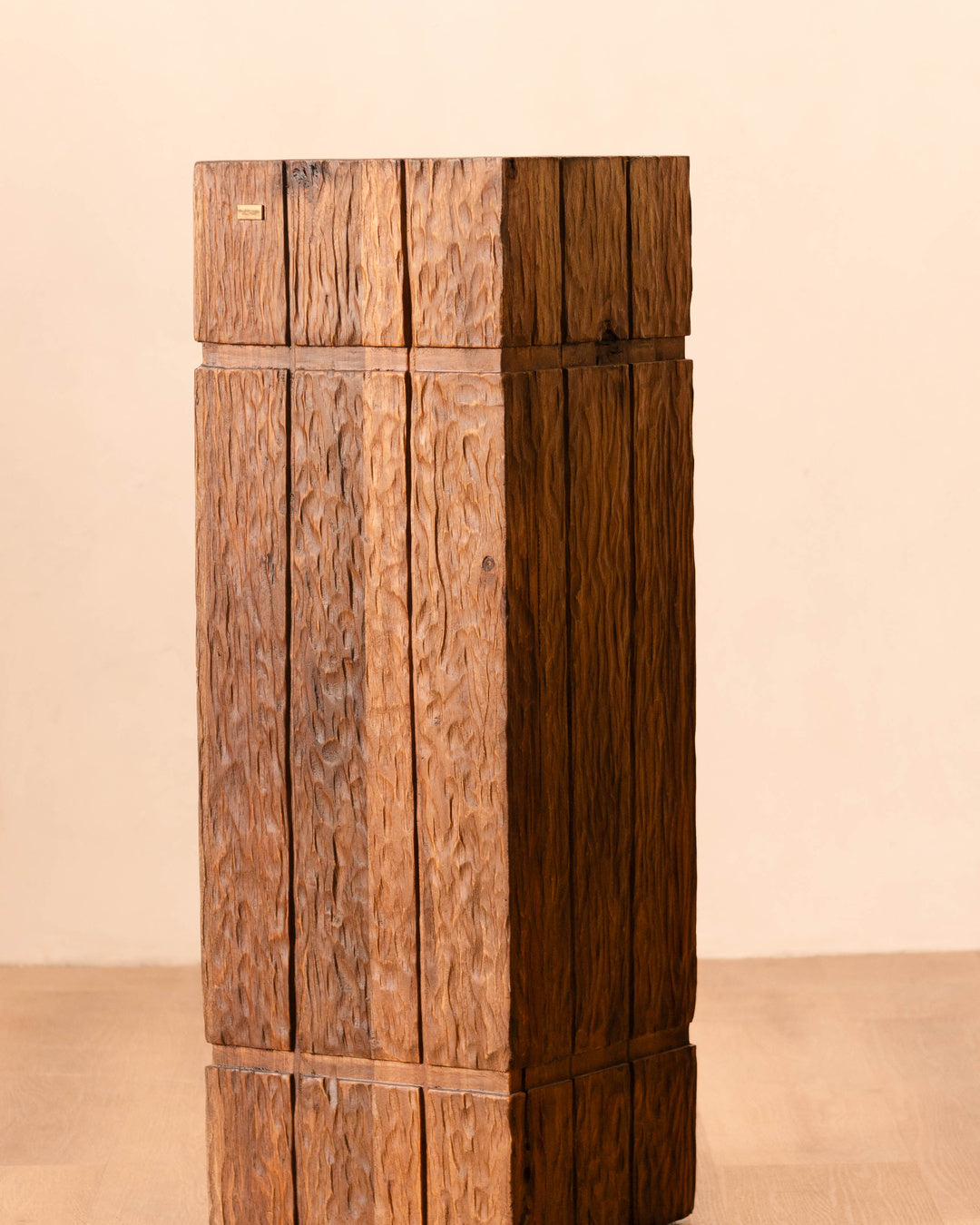 Larina Aged Wood Pedestal