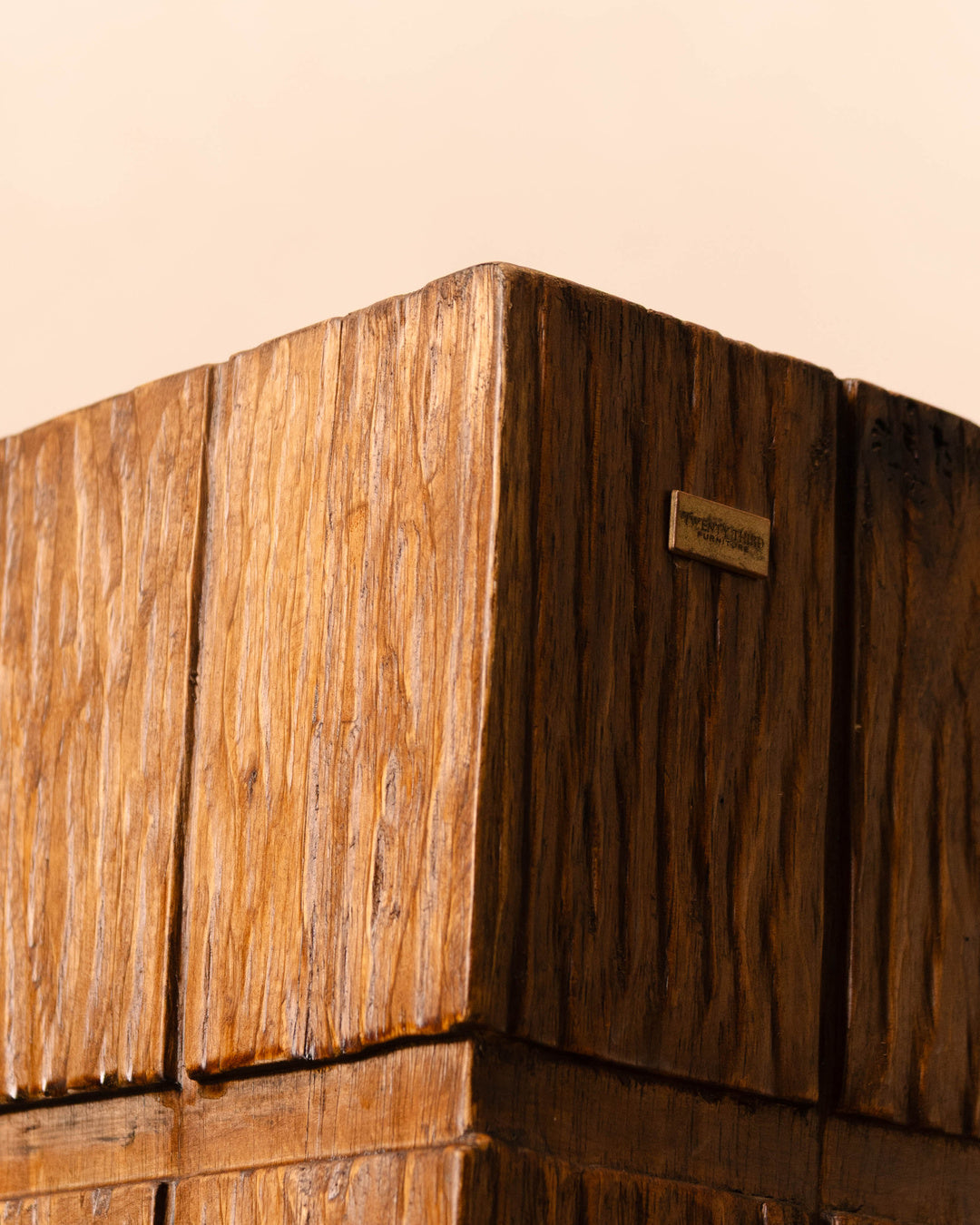 Larina Aged Wood Pedestal