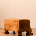 Solid Tree Trunk Bench