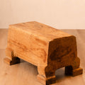 Solid Tree Trunk Bench