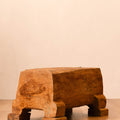 Solid Tree Trunk Bench