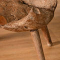 Coba Raw Wood Stool