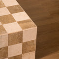Damier Coffee Table - Gold