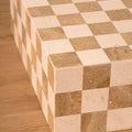 Damier Coffee Table - Gold