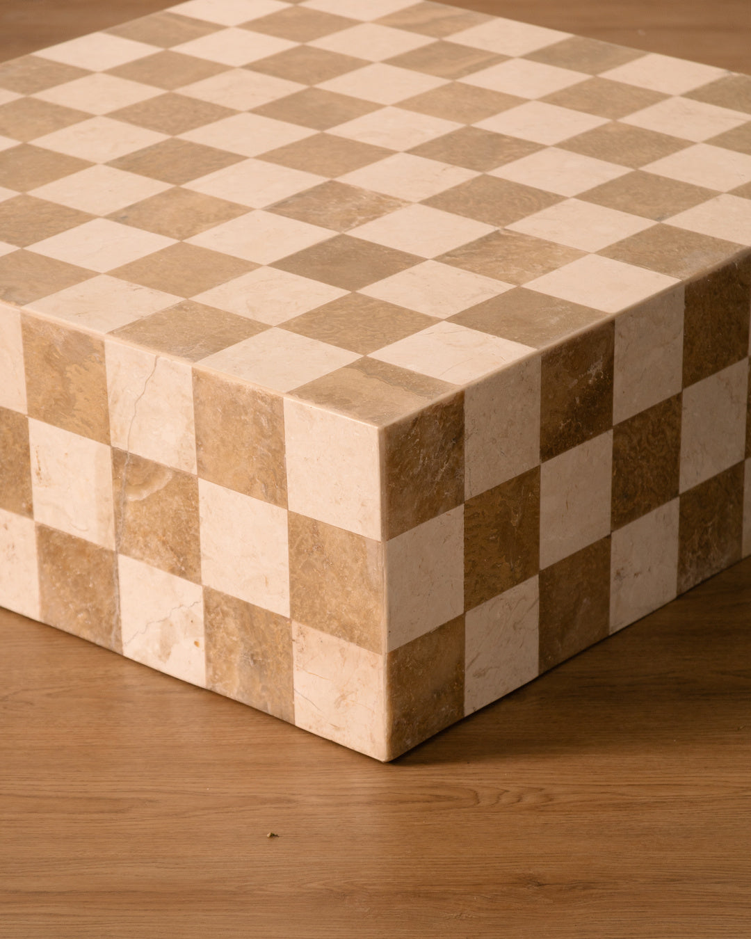 Damier Coffee Table - Gold