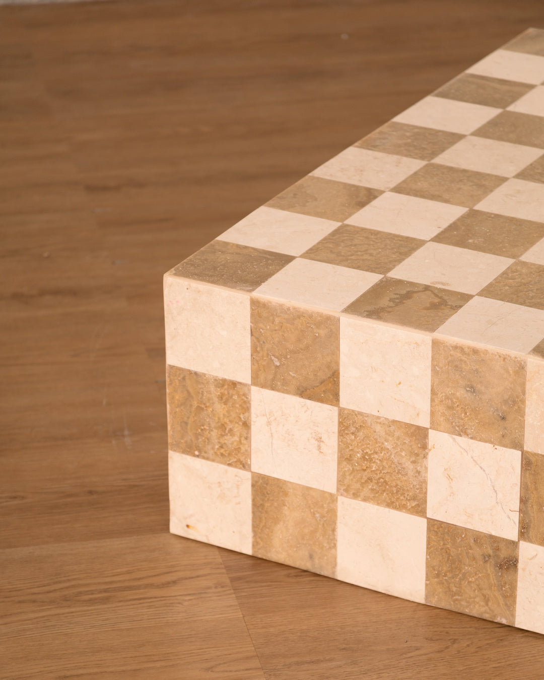 Damier Coffee Table - Gold