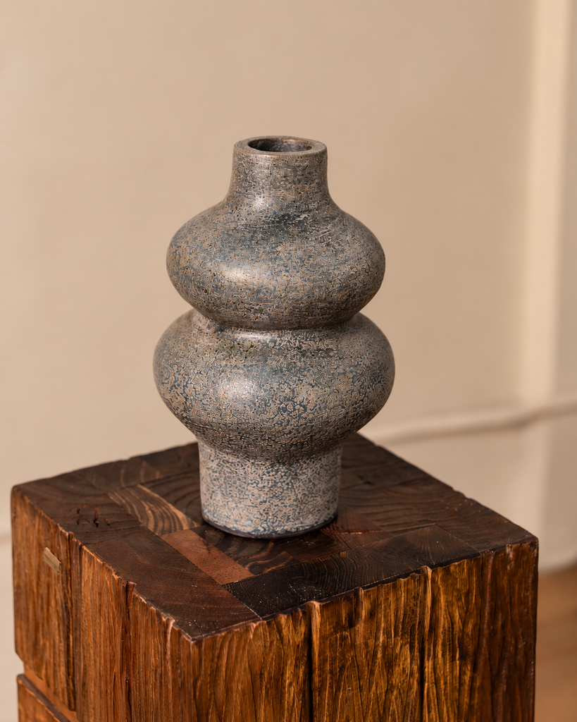 Uma Rustic Gray Vessel