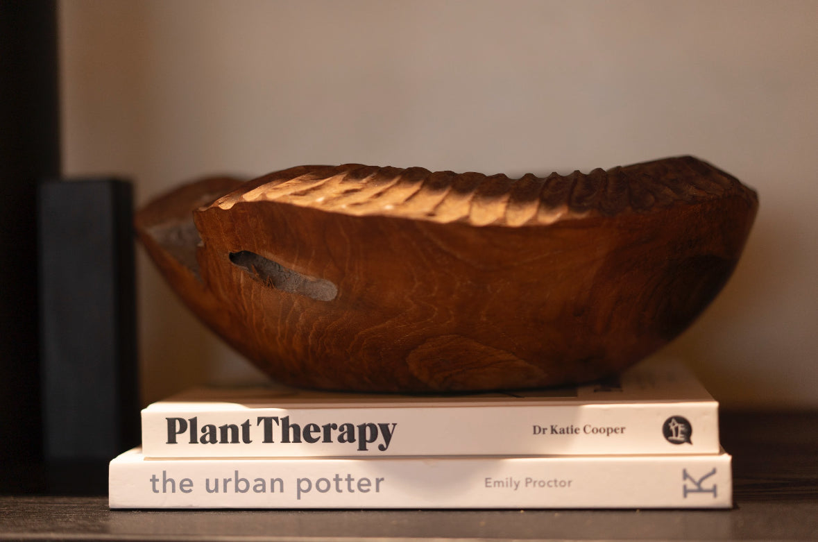 Carved Teak Wood Bowl