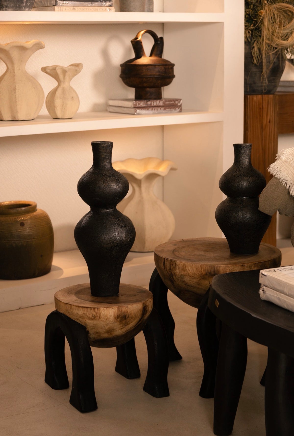 Yono Glazed Black Vessel