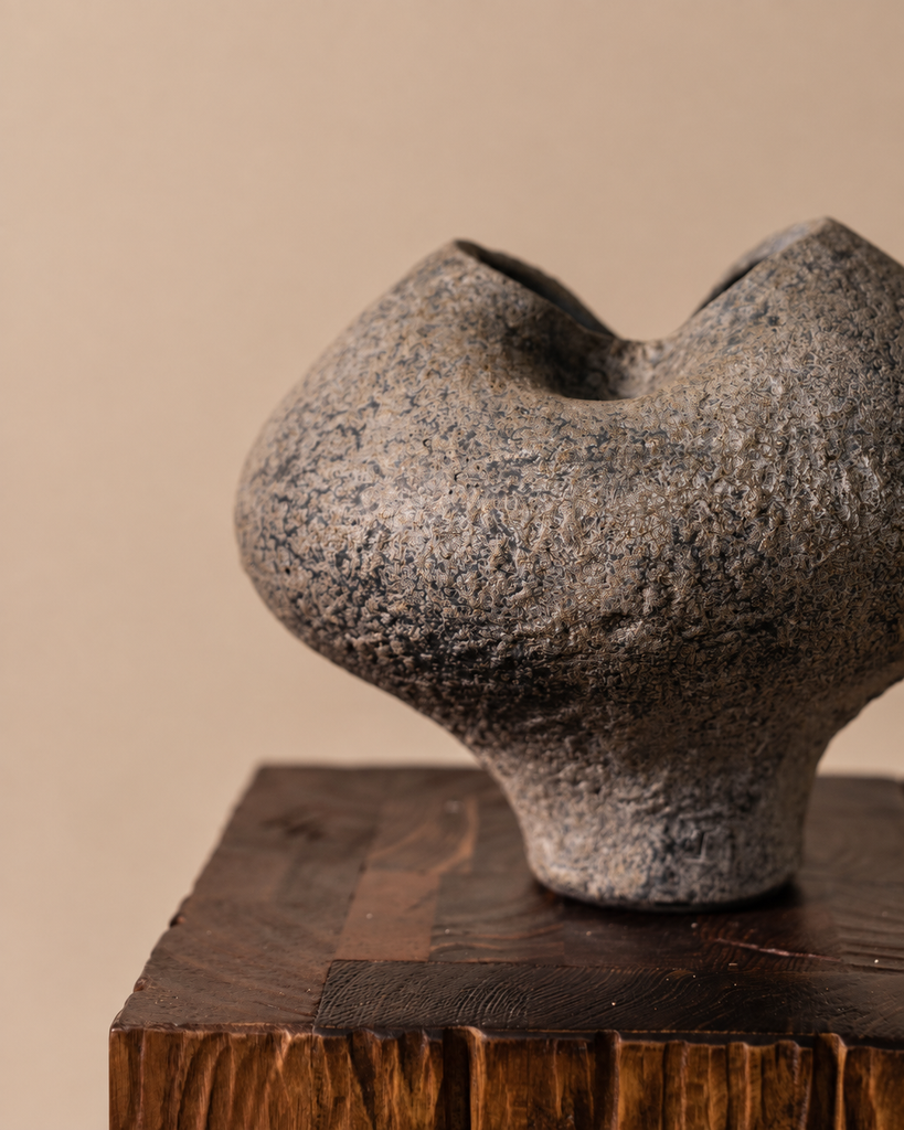 Radi Rustic Gray Vessel