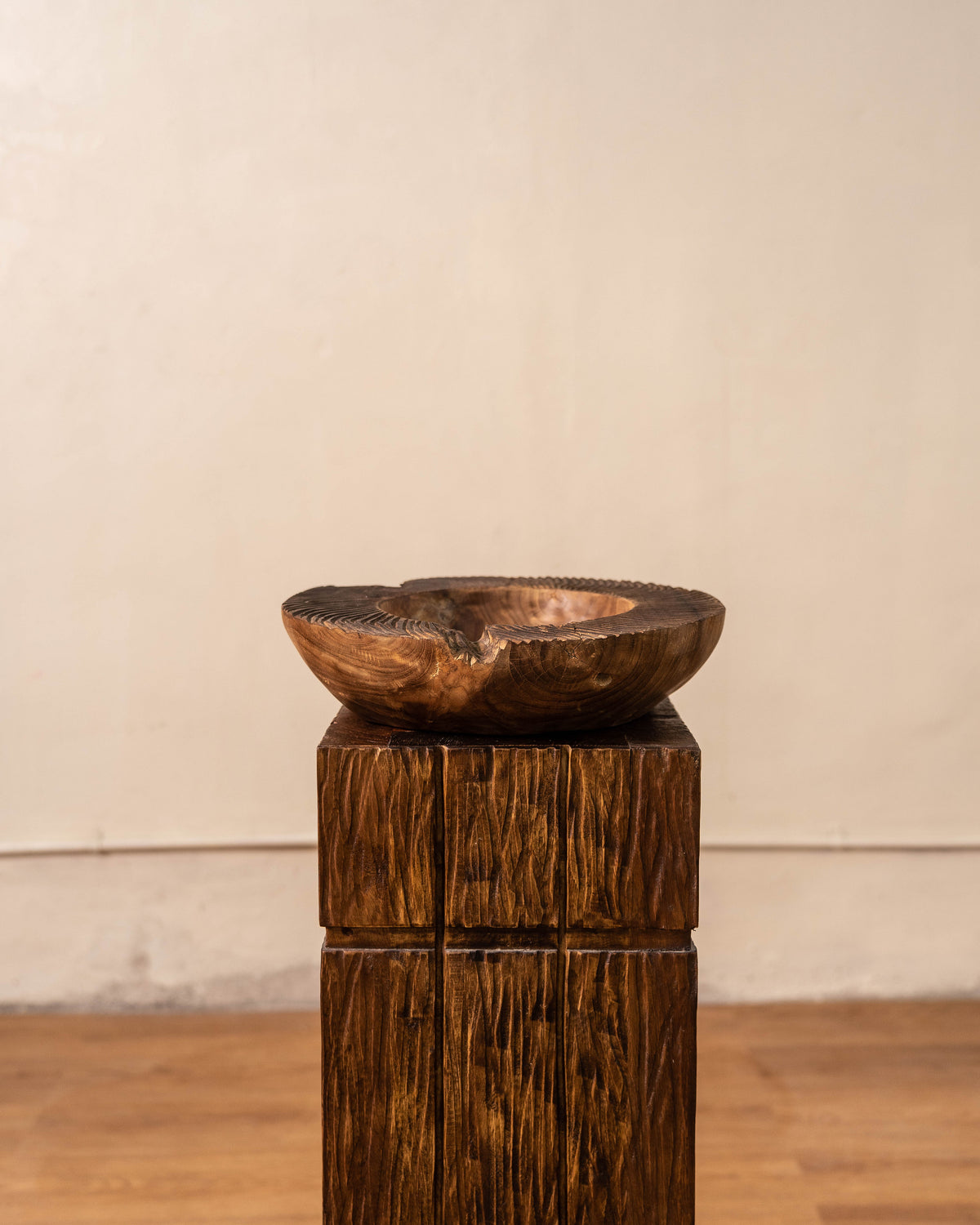 Carved Teak Wood Bowl