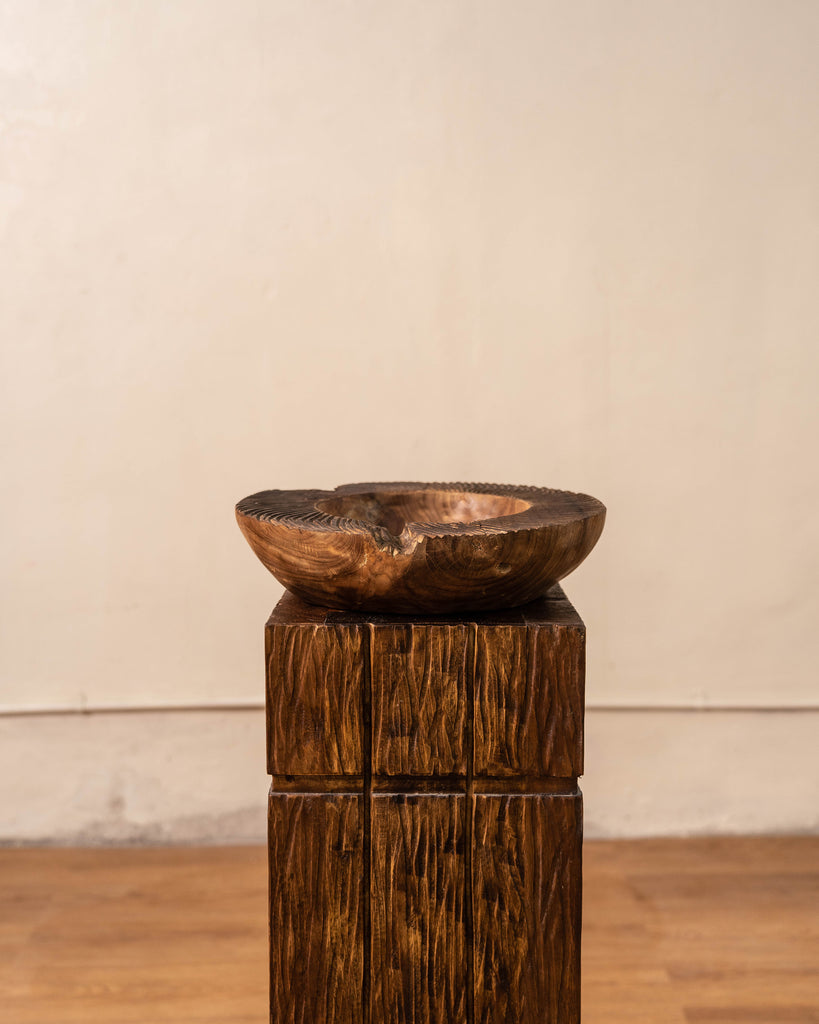 Carved Teak Wood Bowl
