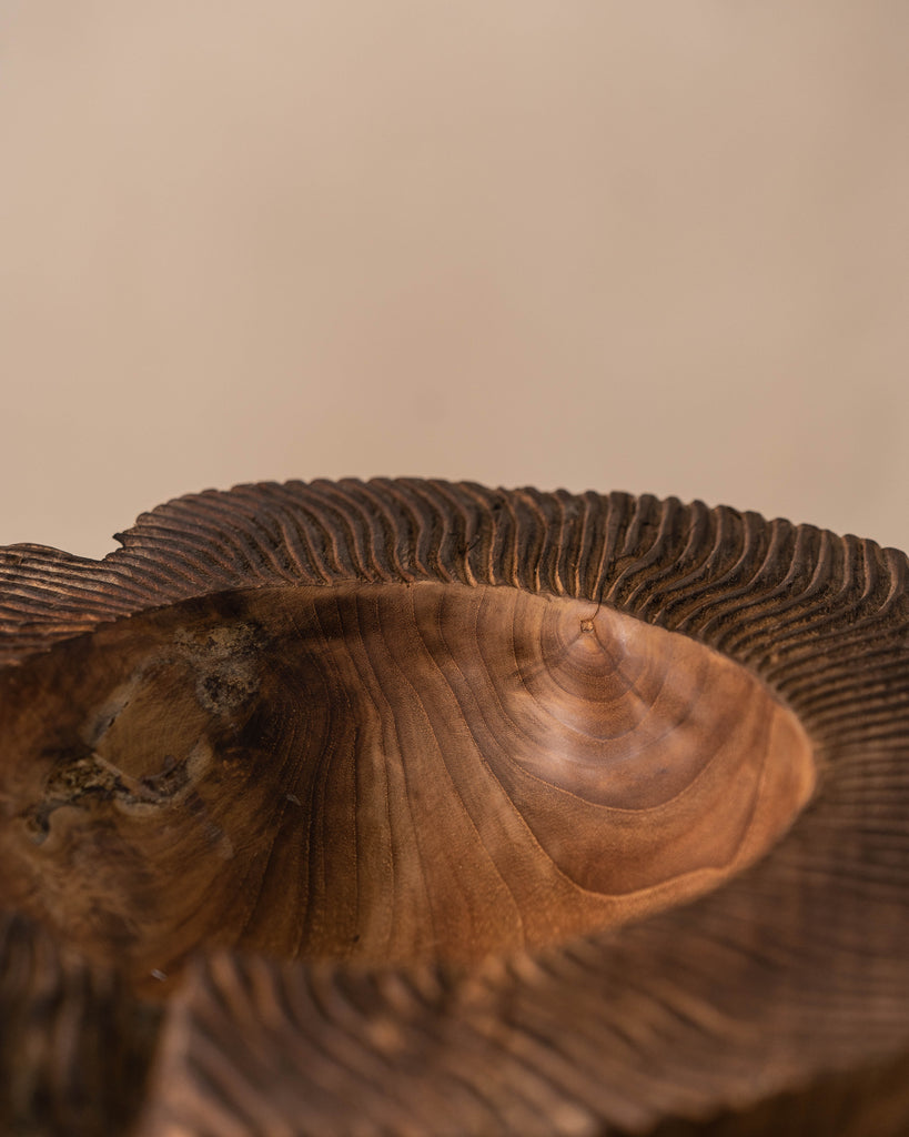 Carved Teak Wood Bowl