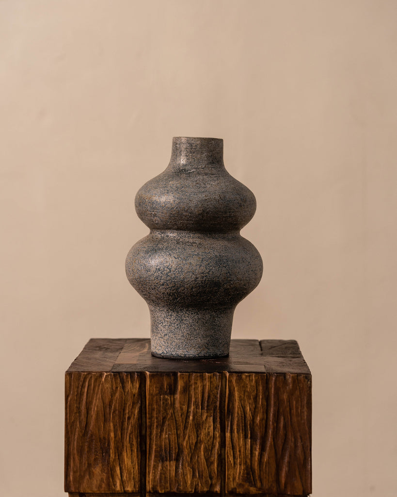 Uma Rustic Gray Vessel
