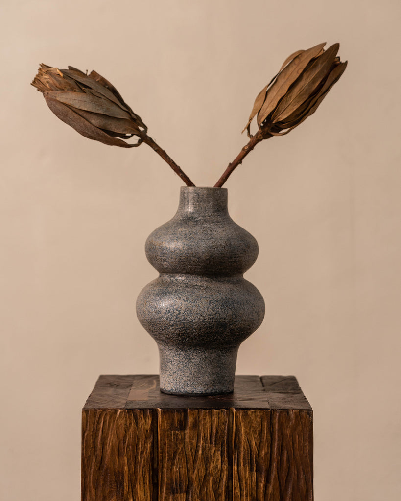 Uma Rustic Gray Vessel