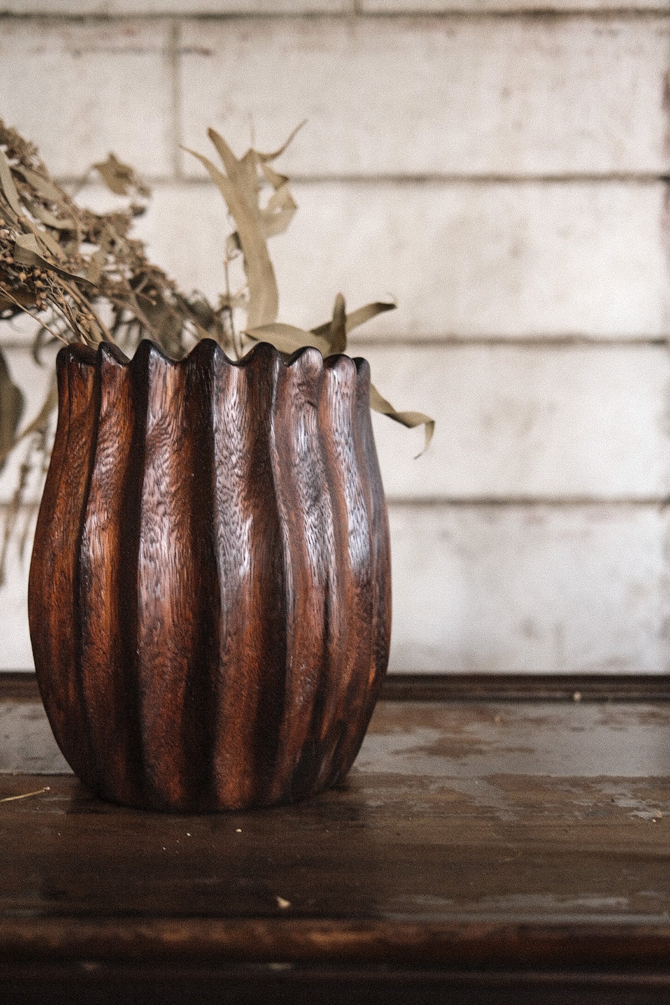 Tulip Bowl Walnut