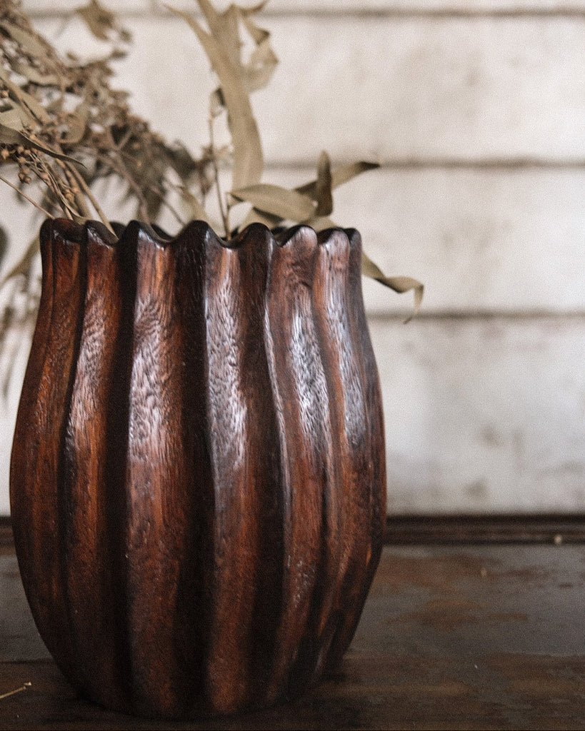 Tulip Bowl Walnut