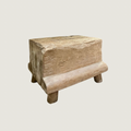Solid Tree Trunk Bench