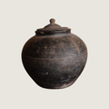 Zhong Earthen Storage Pots with Lid