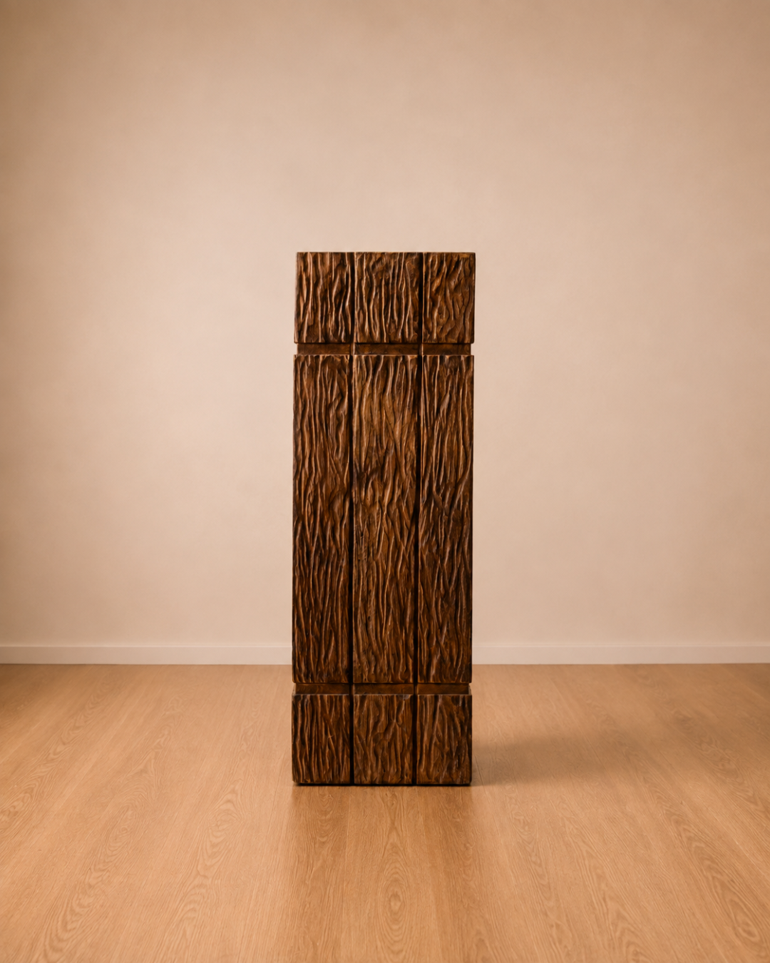 Larina Aged Wood Pedestal