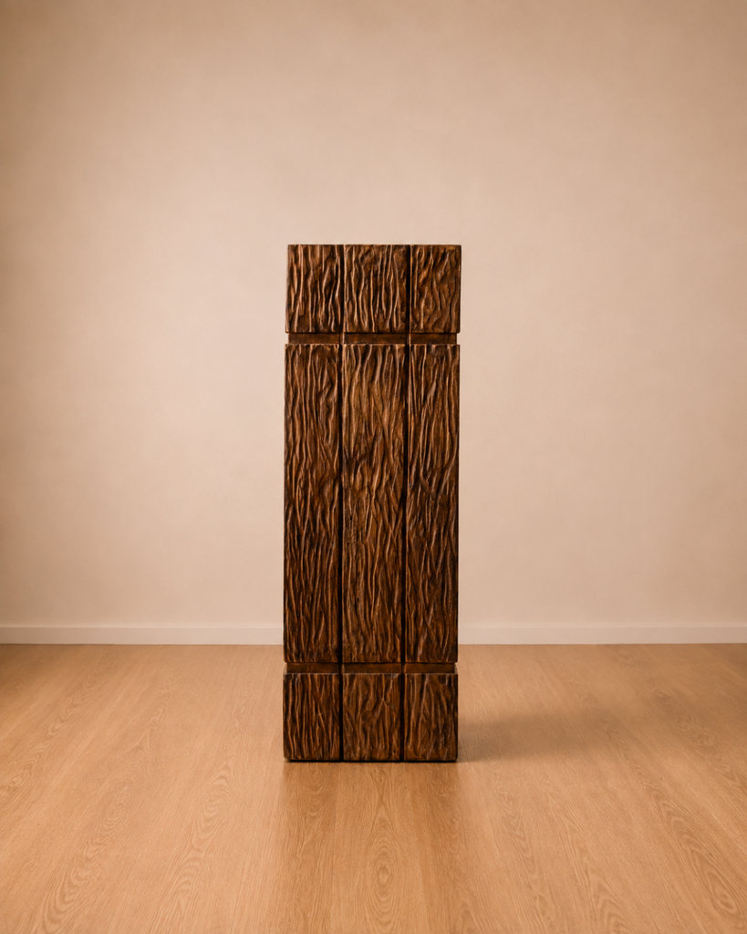 Larina Aged Wood Pedestal