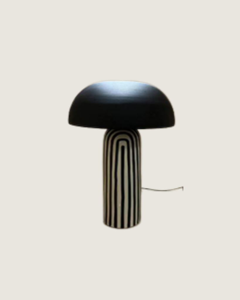 Liora Ceramic Lamp (Black)