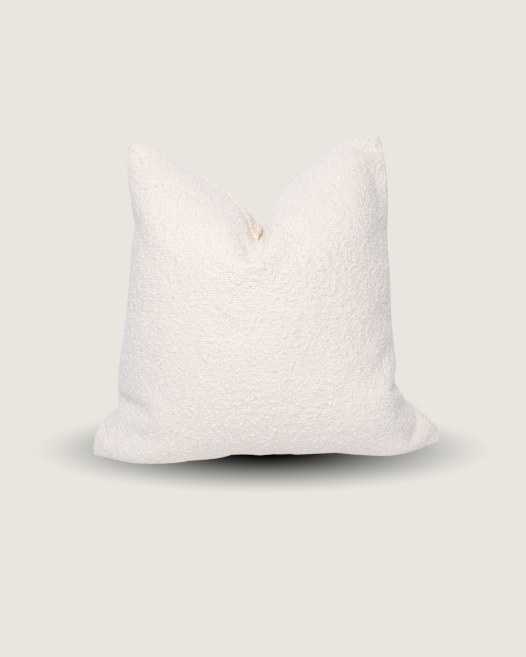 Boucle Pillow: Bone