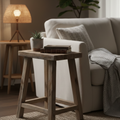 Lirian Wood Accent Stool