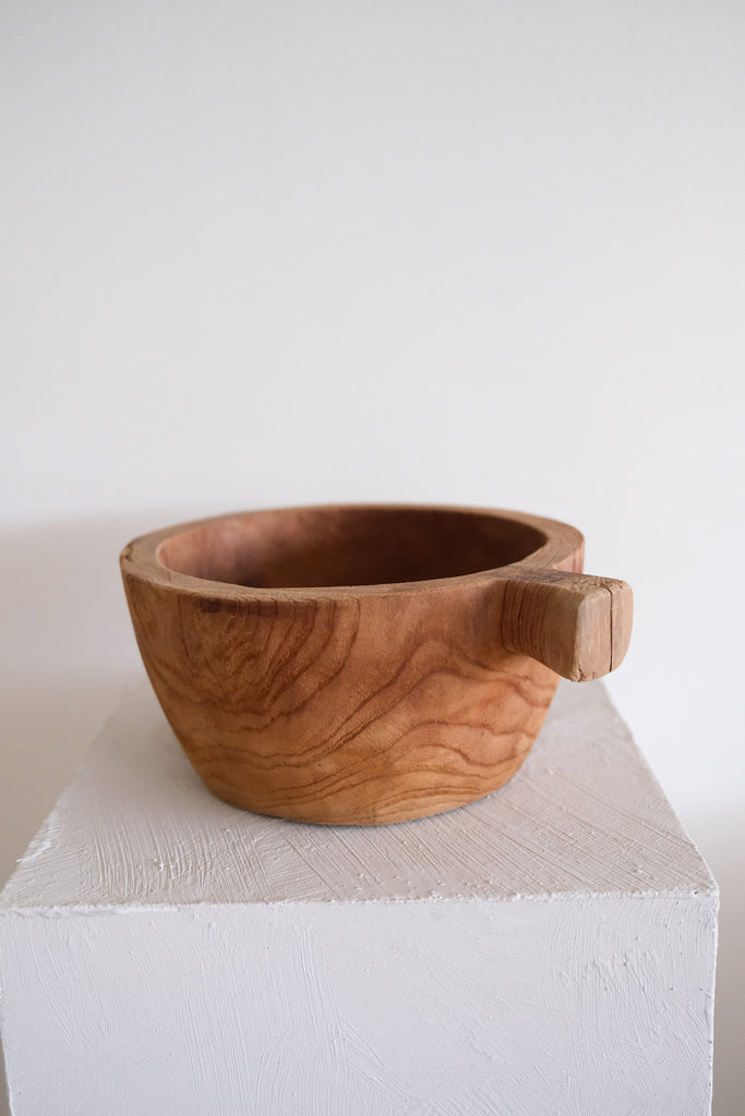 Solid Teak Wood Bowl