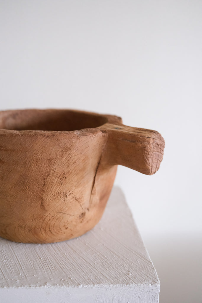 Solid Teak Wood Bowl