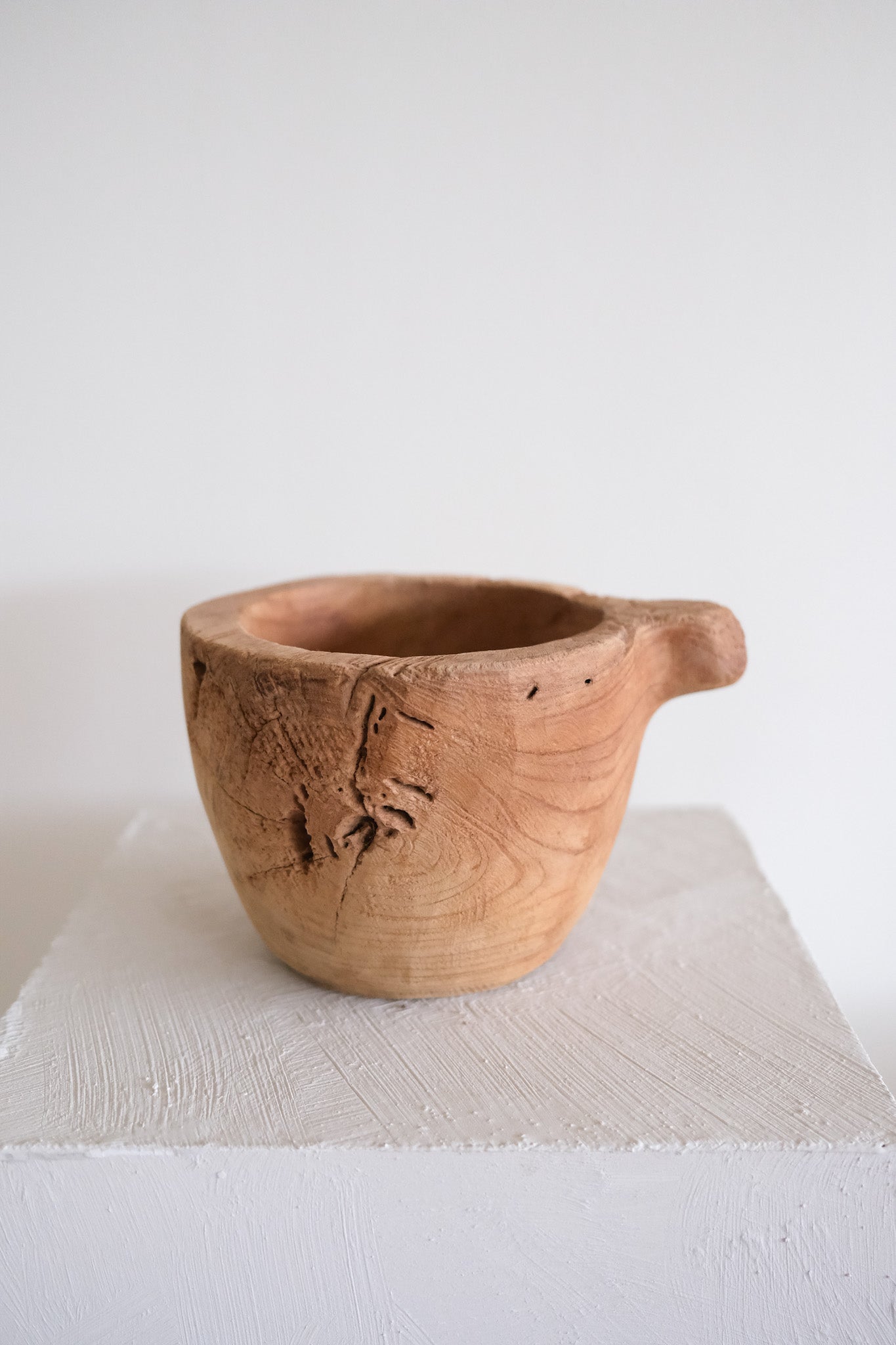 Solid Teak Wood Bowl