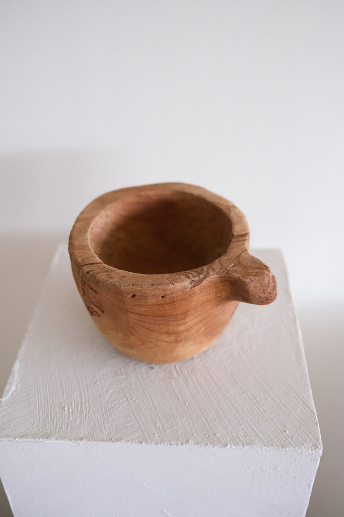 Solid Teak Wood Bowl