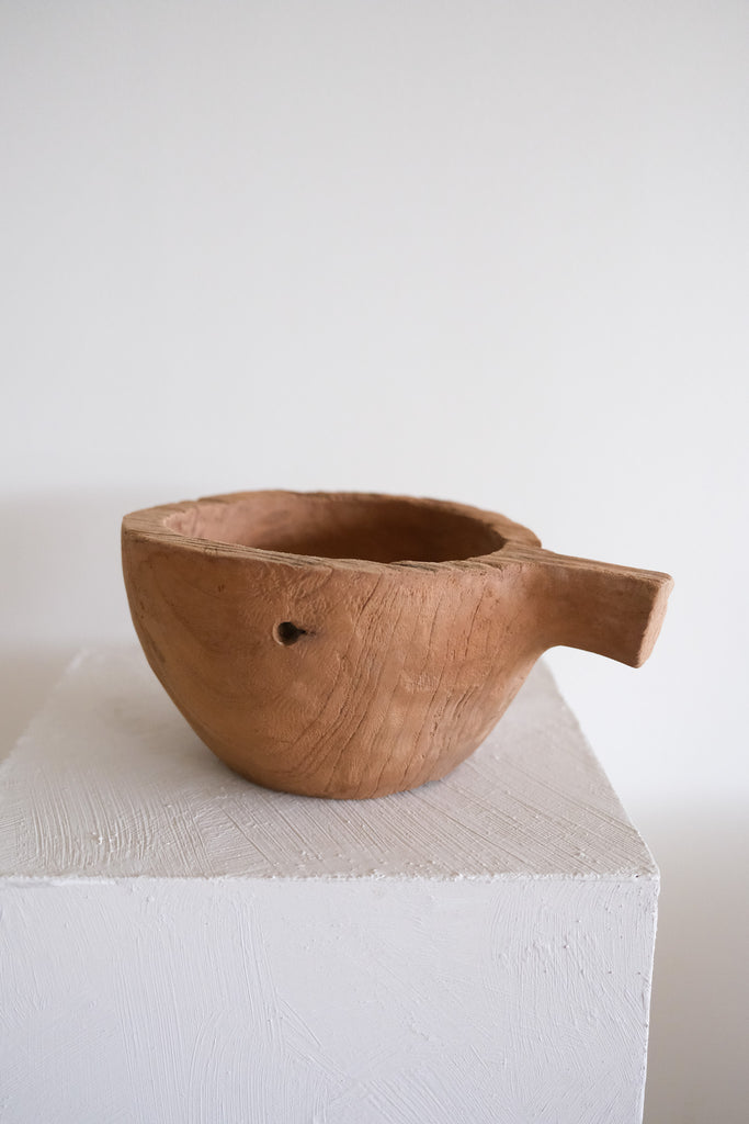 Solid Teak Wood Bowl