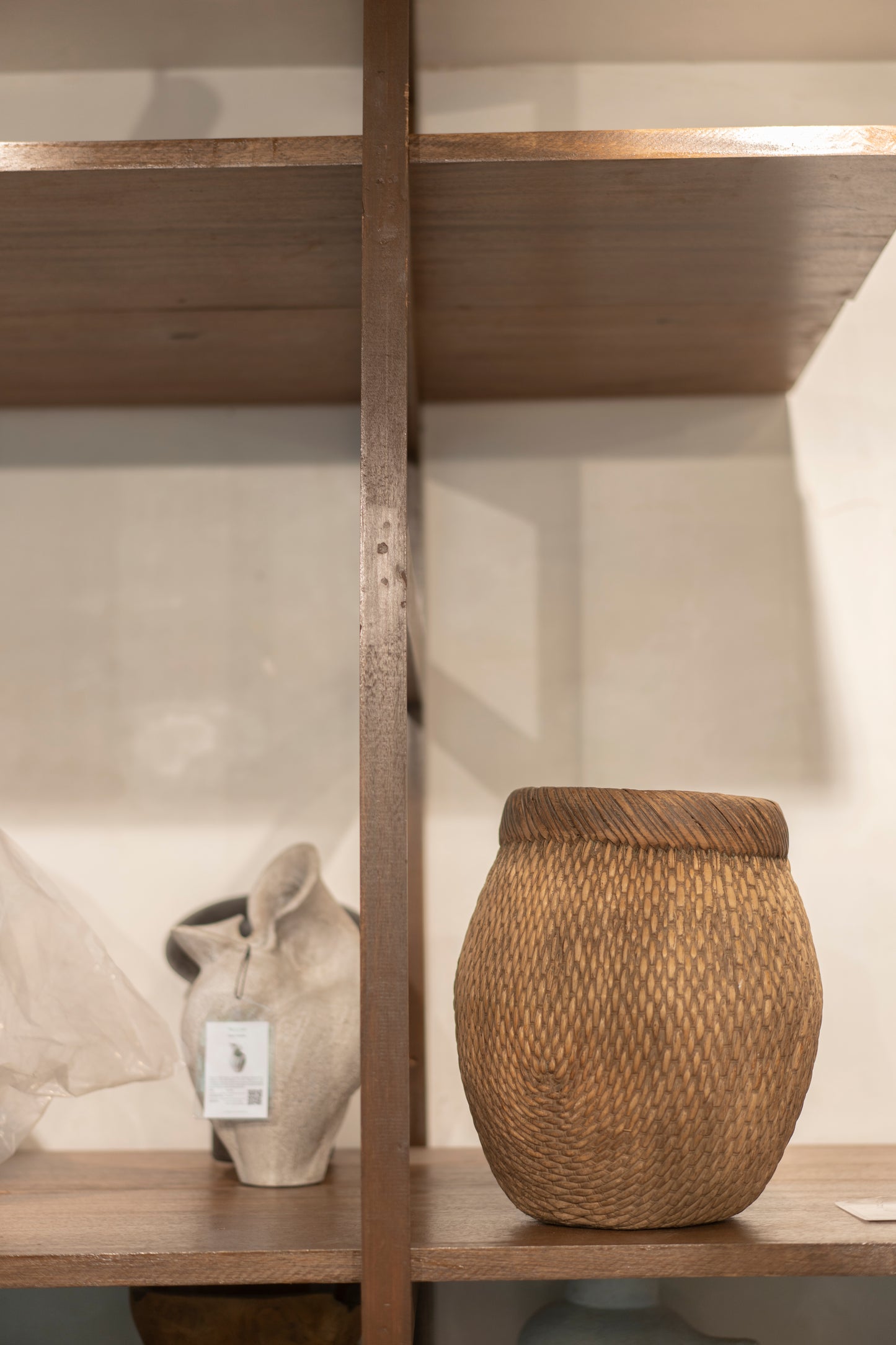 Vintage Wooden Storage Baskets