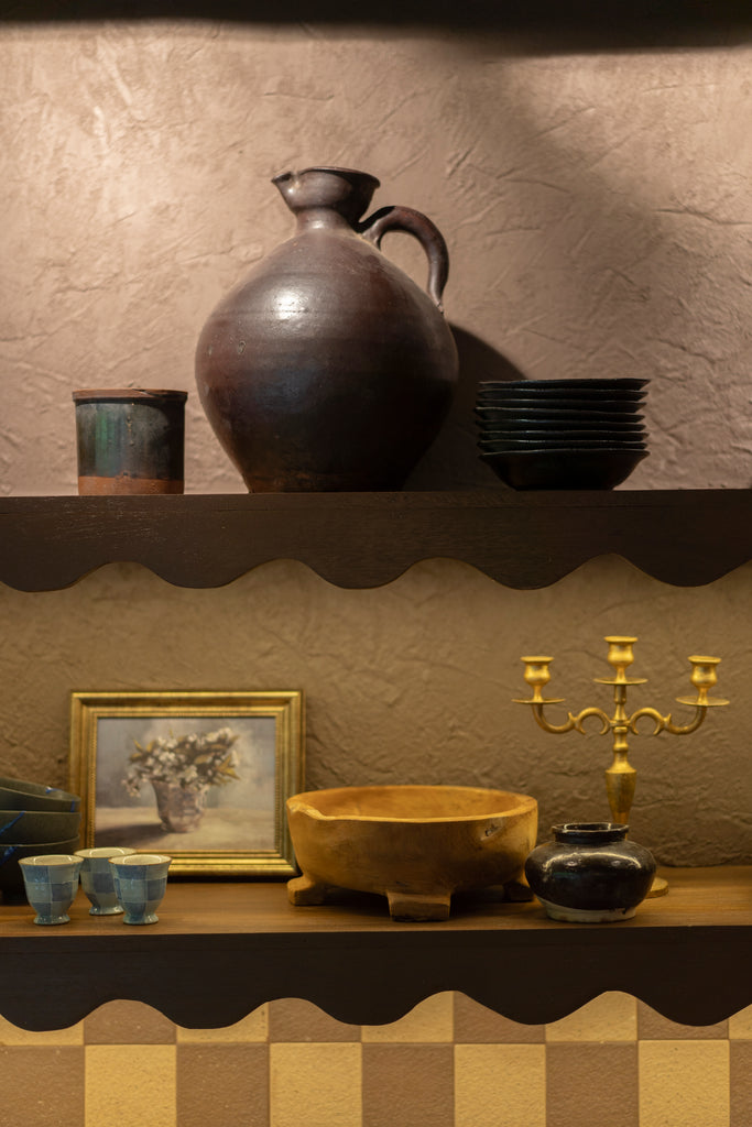 Antique Weathered Earthen Pots