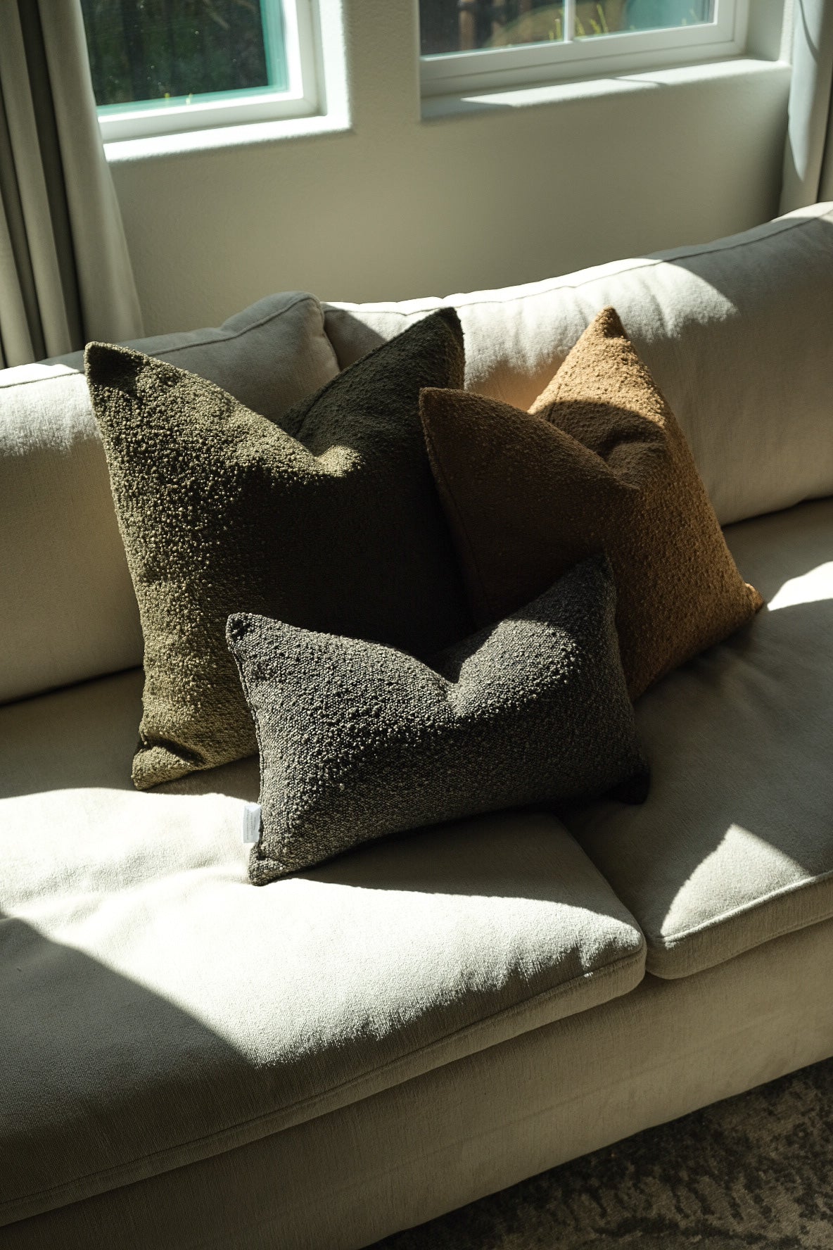 Boucle Pillow: Pine Classics Twenty Third by Deanne 