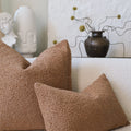 Boucle Pillow: Latte Classics Twenty Third by Deanne 