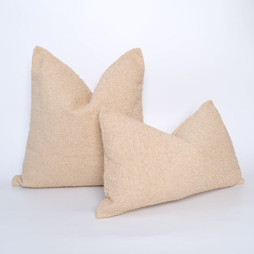 Boucle Pillow: Oat Classics Twenty Third by Deanne 