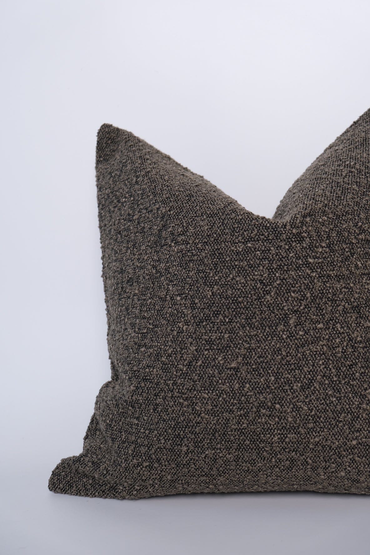 Boucle Pillow: Smoke Classics Twenty Third by Deanne 