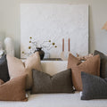 Boucle Pillow: Latte Classics Twenty Third by Deanne 