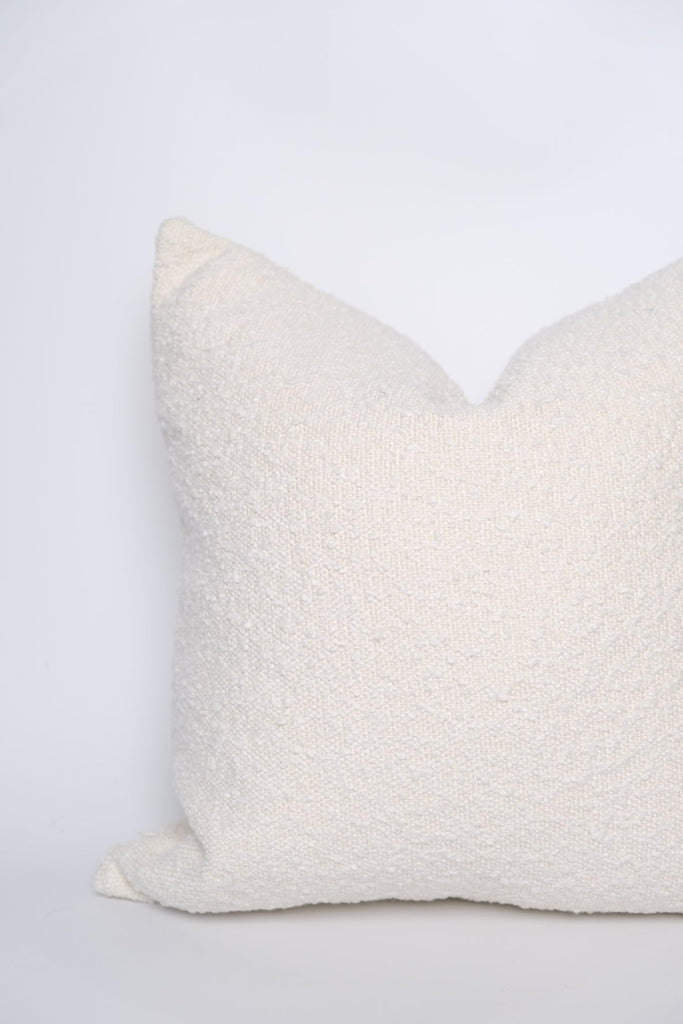 Boucle Pillow: Bone Classics Twenty Third by Deanne 