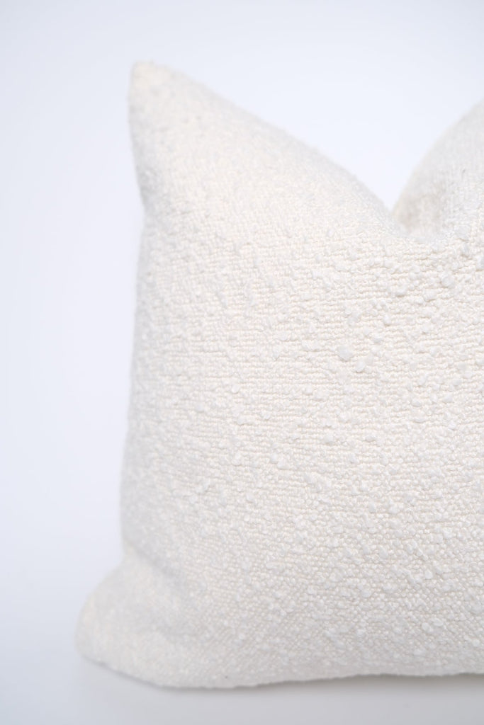 Boucle Pillow: Bone Classics Twenty Third by Deanne 