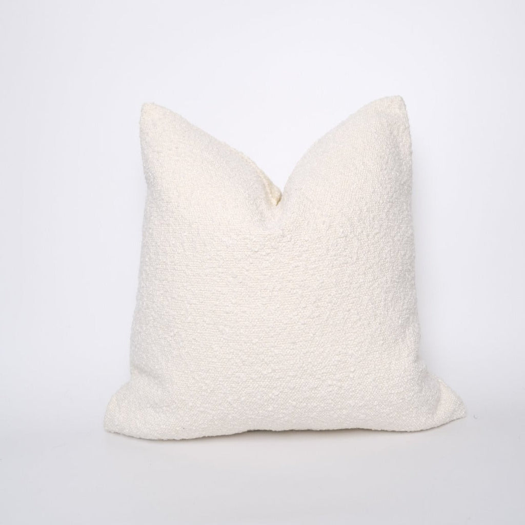 Boucle Pillow: Bone Classics Twenty Third by Deanne 